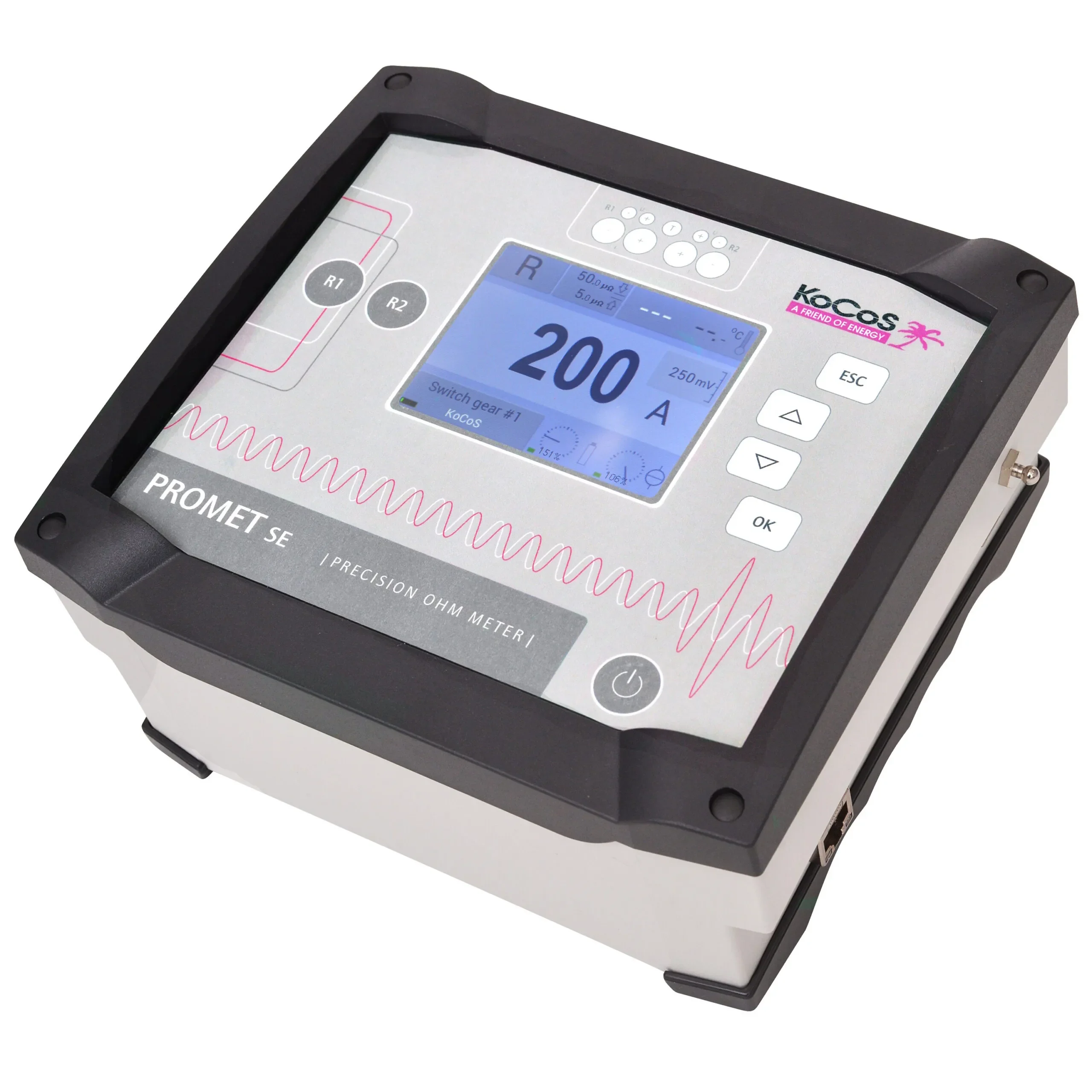 KoCoS - PROMET SE - 200 Amper Mikroohmmetre